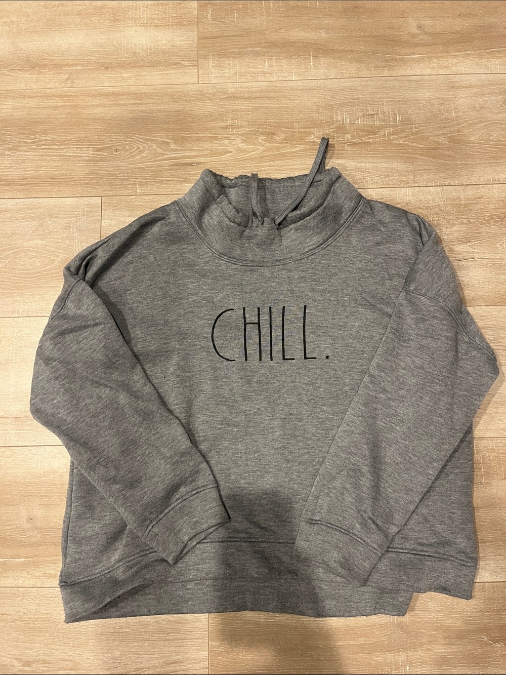 Rae Dunn Heather Gray Crewneck Pullover